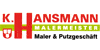 Logo von Hansmann Mathias Malermeister