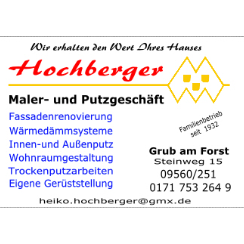 Logo von Maler-u.Putzgeschäft Hochberger