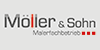 Logo von Möller & Sohn GmbH & Co KG Malereibetrieb